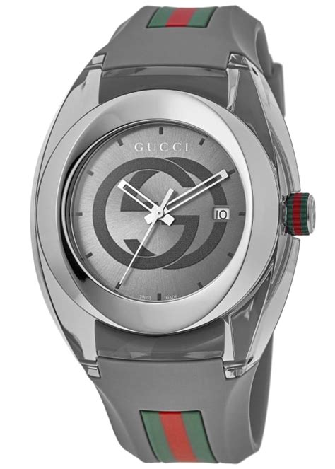 gucci sync gris|gucci sync rubber watch.